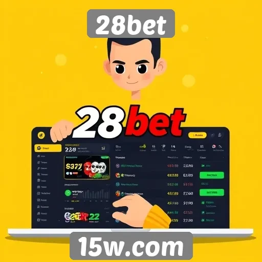 Interface e usabilidade do site de apostas 28bet